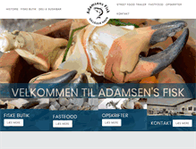 Tablet Screenshot of adamsensfisk.dk